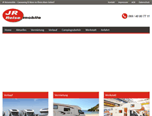 Tablet Screenshot of jr-reise-mobile.de